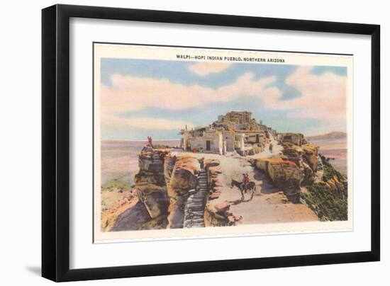 Walpi, Hopi Village-null-Framed Art Print