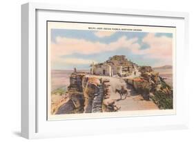 Walpi, Hopi Village-null-Framed Art Print