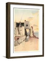 Walpi, Hopiland Pueblo, Arizona-null-Framed Art Print