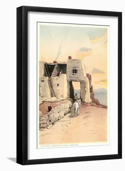 Walpi, Hopiland Pueblo, Arizona-null-Framed Art Print