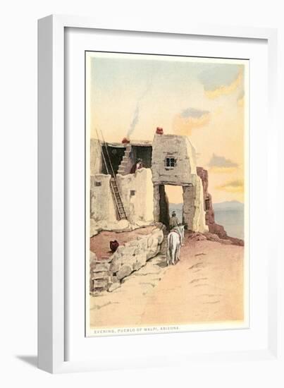 Walpi, Hopiland Pueblo, Arizona-null-Framed Art Print