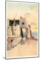 Walpi, Hopiland Pueblo, Arizona-null-Mounted Art Print