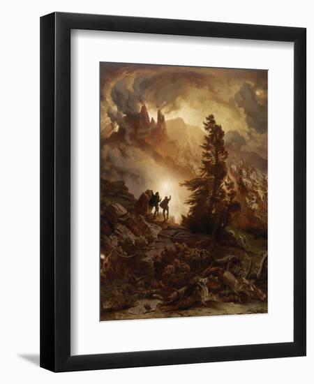 Walpurgis Night (From Goethe's Faust). before 1866-August Albert Zimmermann-Framed Giclee Print