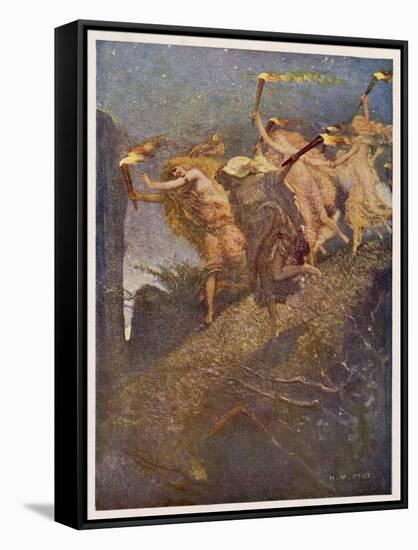 Walpurgis Night-null-Framed Stretched Canvas