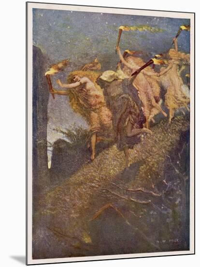 Walpurgis Night-null-Mounted Art Print