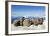 Walrus Herd on Iceberg, Hudson Bay, Nunavut, Canada-Paul Souders-Framed Photographic Print