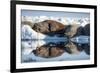 Walrus Herd on Sea Ice, Hudson Bay, Nunavut, Canada-Paul Souders-Framed Photographic Print