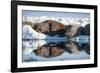 Walrus Herd on Sea Ice, Hudson Bay, Nunavut, Canada-Paul Souders-Framed Photographic Print