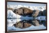 Walrus Herd on Sea Ice, Hudson Bay, Nunavut, Canada-Paul Souders-Framed Photographic Print