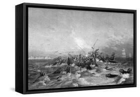Walrus Hunting, 19th Century-Pearson-Framed Stretched Canvas
