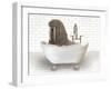 Walrus In Bathtub-Matthew Piotrowicz-Framed Art Print