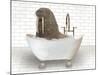 Walrus In Bathtub-Matthew Piotrowicz-Mounted Art Print