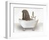 Walrus In Bathtub-Matthew Piotrowicz-Framed Art Print