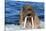 Walrus (Odobenus rosmarus) male in water, Vaygach Island, Arctic, Russia, July-Olga Kamenskaya-Stretched Canvas