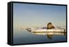 Walrus on Iceberg Near Kapp Lee in Midnight Sun-Paul Souders-Framed Stretched Canvas