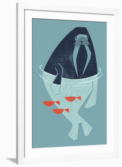 Walrus-null-Framed Giclee Print