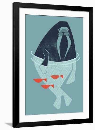 Walrus-null-Framed Giclee Print