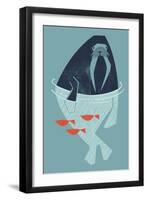 Walrus-null-Framed Giclee Print