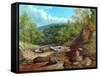 Walshaw, Hardcastle Craggs-John Holland-Framed Stretched Canvas