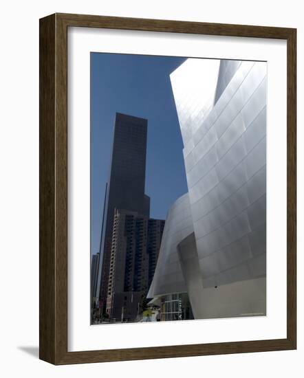 Walt Disney Concert Hall, Part of Los Angeles Music Center, Frank Gehry Architect, Los Angeles-Ethel Davies-Framed Photographic Print