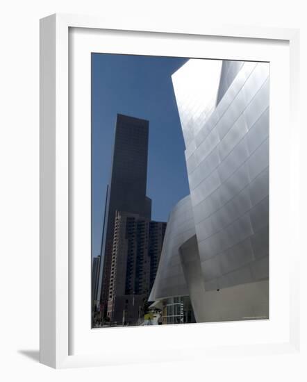 Walt Disney Concert Hall, Part of Los Angeles Music Center, Frank Gehry Architect, Los Angeles-Ethel Davies-Framed Photographic Print