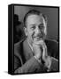 Walt Disney in Smiling Portrait-Alfred Eisenstaedt-Framed Stretched Canvas