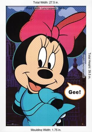 walt disney minnie mouse gee art print poster poster allposters com