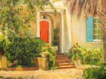 Front Garden Tuscan Dreams I-Walt Johnson-Art Print