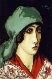 Ruth with Green Headcloth, 1927 (Oil on Canvas)-Walt Kuhn-Giclee Print