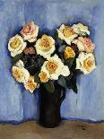 Yellow Roses, 1934 (Oil on Canvas)-Walt Kuhn-Giclee Print