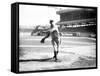 Walt Leverenz, St. Louis Browns, Baseball Photo - New York, NY-Lantern Press-Framed Stretched Canvas