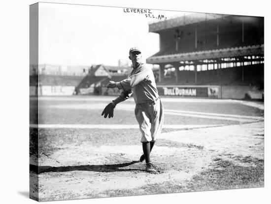 Walt Leverenz, St. Louis Browns, Baseball Photo - New York, NY-Lantern Press-Stretched Canvas