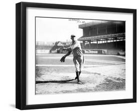 Walt Leverenz, St. Louis Browns, Baseball Photo - New York, NY-Lantern Press-Framed Art Print