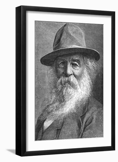 Walt Whitman (1819-189), American Poet, C1880S-null-Framed Giclee Print