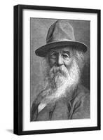Walt Whitman (1819-189), American Poet, C1880S-null-Framed Giclee Print