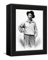 Walt Whitman (1819-1892)-Samuel Hollyer-Framed Stretched Canvas