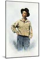 Walt Whitman (1819-1892)-Samuel Hollyer-Mounted Giclee Print