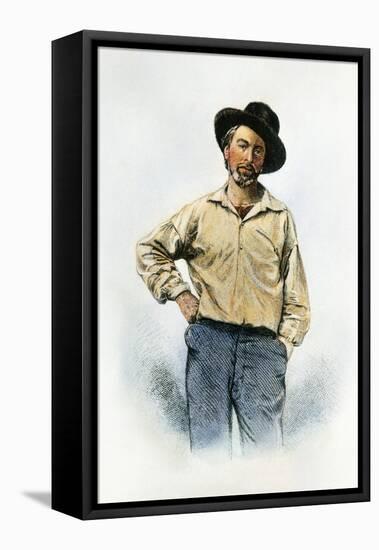 Walt Whitman (1819-1892)-Samuel Hollyer-Framed Stretched Canvas