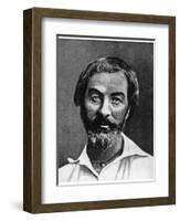 Walt Whitman, American Poet, 19th Century-null-Framed Giclee Print