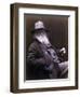 Walt Whitman American Poet, Author, and Journalist in 1877 Portrait-null-Framed Art Print