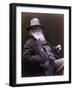 Walt Whitman American Poet, Author, and Journalist in 1877 Portrait-null-Framed Art Print