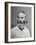 Walt Whitman American Poet, Author, and Journalist in Portrait from Mathew Brady Studio, 1863-null-Framed Art Print