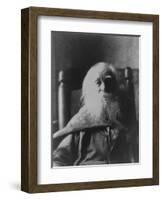 Walt Whitman American Poet, in 1991, the Last Year of His Life, Thomas Eakins-null-Framed Art Print