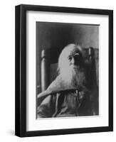 Walt Whitman American Poet, in 1991, the Last Year of His Life, Thomas Eakins-null-Framed Art Print