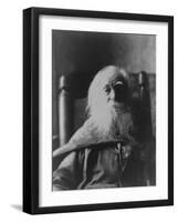 Walt Whitman American Poet, in 1991, the Last Year of His Life, Thomas Eakins-null-Framed Art Print