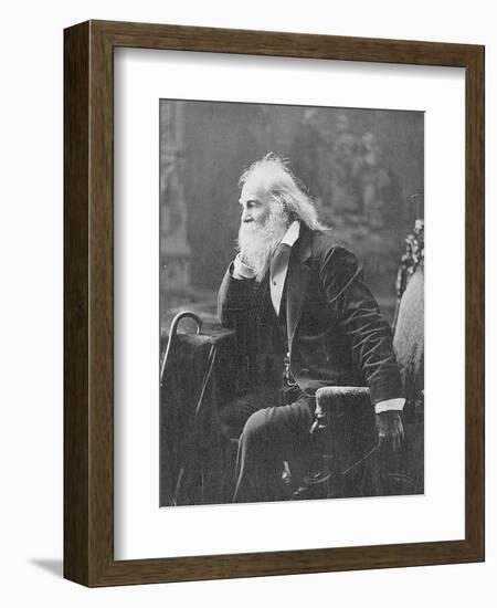 Walt Whitman, American Poet-Science Source-Framed Giclee Print