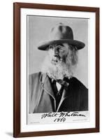 Walt Whitman, American Poet-Science Source-Framed Giclee Print