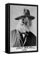 Walt Whitman, American Poet-Science Source-Framed Stretched Canvas