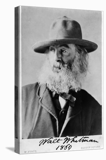 Walt Whitman, American Poet-Science Source-Stretched Canvas