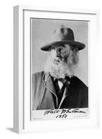 Walt Whitman, American Poet-Science Source-Framed Giclee Print